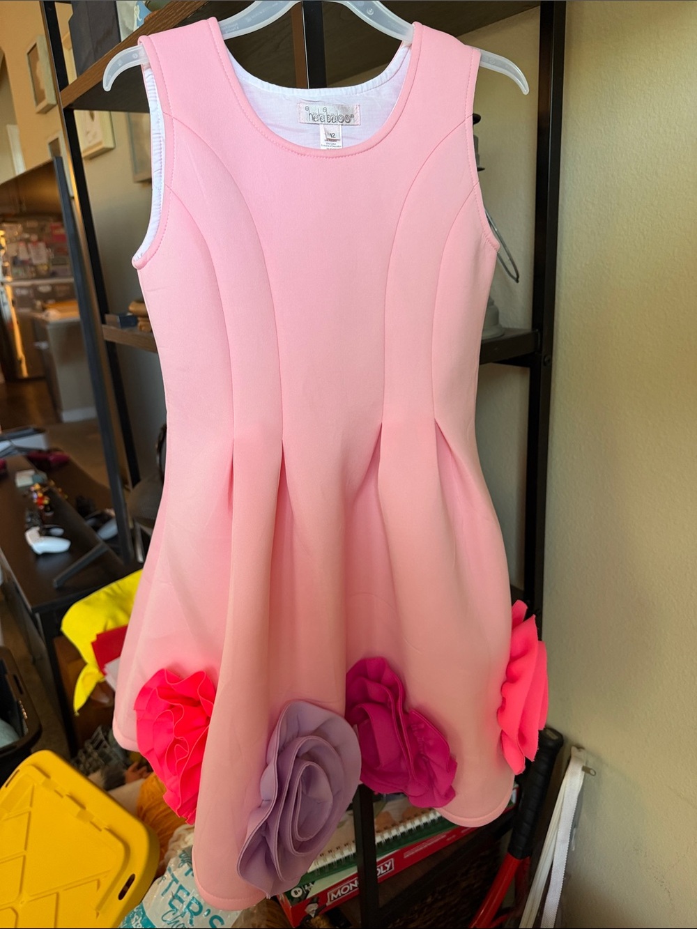 Halabaloo Rainbow Multi-Color Pleated Sundress